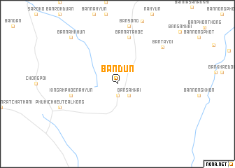 map of Ban Dun