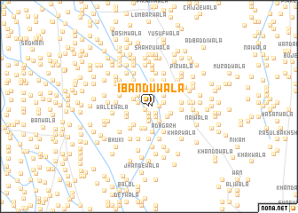 map of Bandūwāla