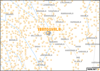 map of Bandūwāla