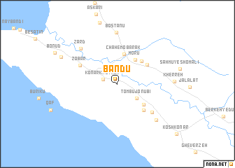 map of Bandū