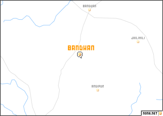 map of Bandwan