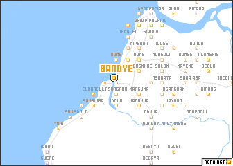 map of Bandye