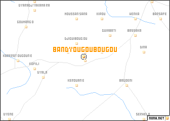 map of Bandyougoubougou