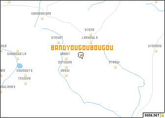 map of Bandyougoubougou