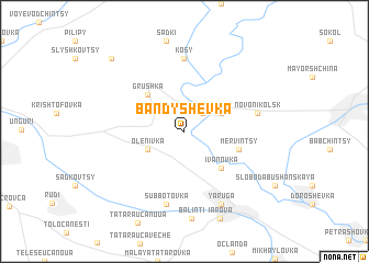 map of Bandyshëvka