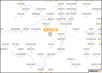 map of Bản Dza