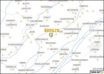 map of Bandza