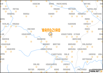 map of Bản Dziao