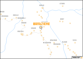map of Bandziémé