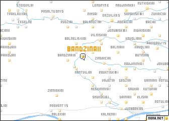 map of Bandzinai I