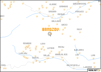 map of Bandžov