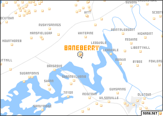 map of Baneberry