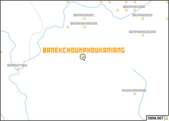 map of Ban Ékchoum-Phoukaniang