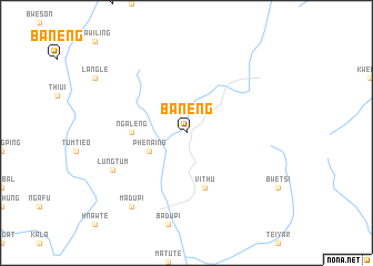 map of Baneng