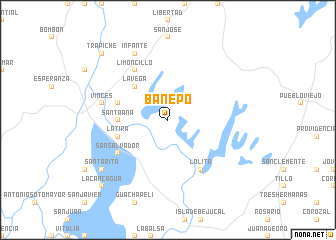 map of Banepo