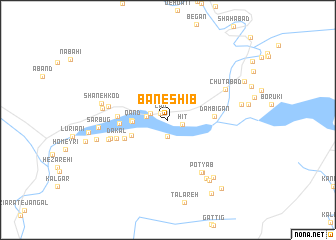 map of Bān-e Shīb