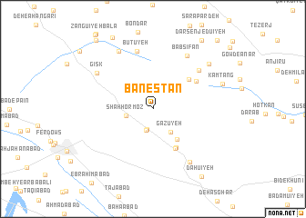 map of Banestān