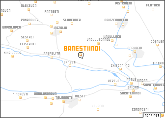 map of Băneştii Noi