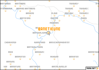 map of Bane Tieune