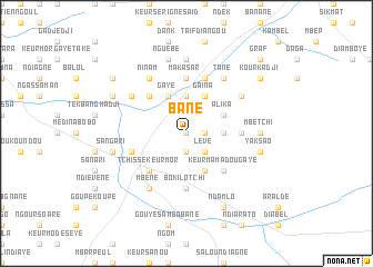 map of Bané