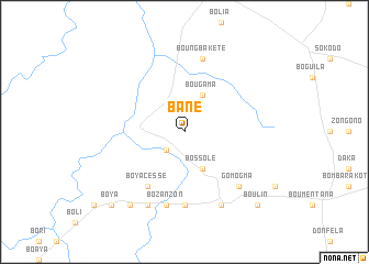 map of Bané