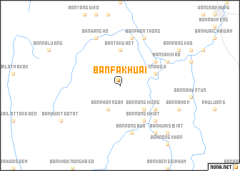 map of Ban Fak Huai