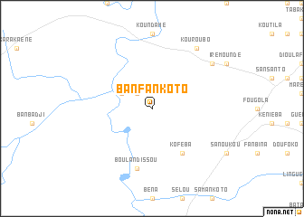 map of Banfankoto