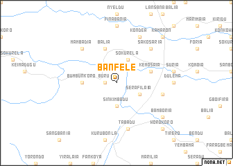 map of Banfele