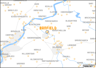 map of Banfield
