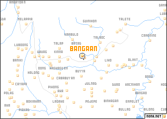 map of Banga-an