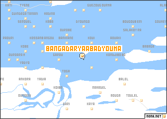 map of Bangadarya Abadyouma