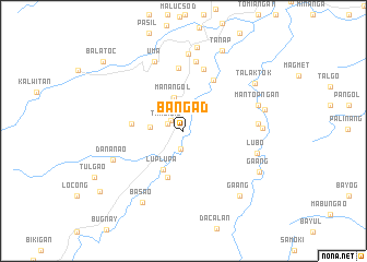 map of Bangad