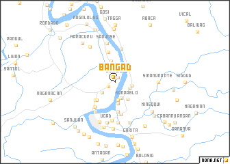 map of Bangad