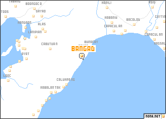 map of Bangad