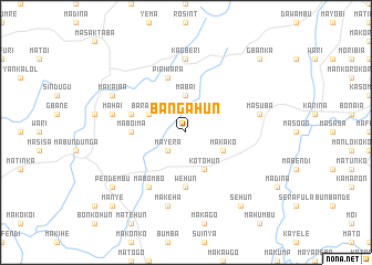 map of Bangahun