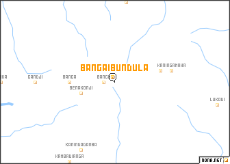 map of Banga-Ibundula