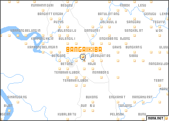 map of Bangai Kiba
