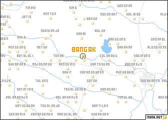 map of Bangak