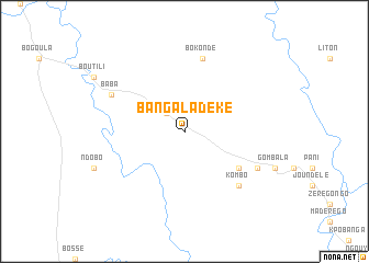 map of Bangaladéké