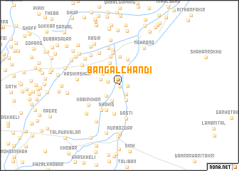 map of Bangal Chāndi