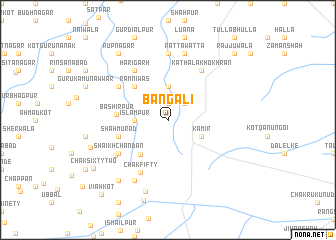 map of Bangāli