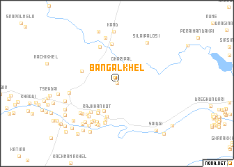 map of Bangal Khel