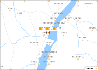 map of Banga Luri