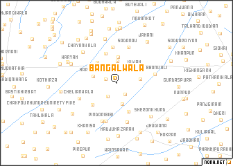 map of Bangālwāla