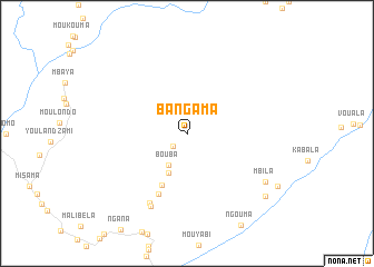 map of Bangama