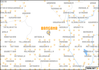 map of Bangama