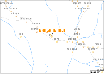 map of Banganendji