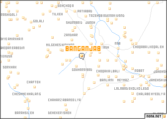 map of Bān Ganjāb