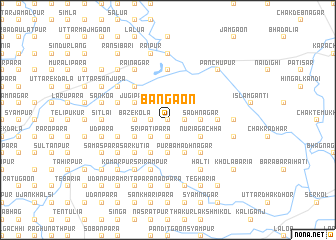 map of Bangaon