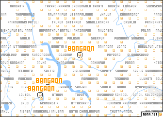 map of Bangaon